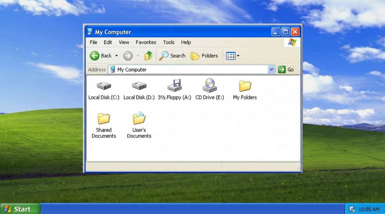 Windows XP 桌面截图 效果展示