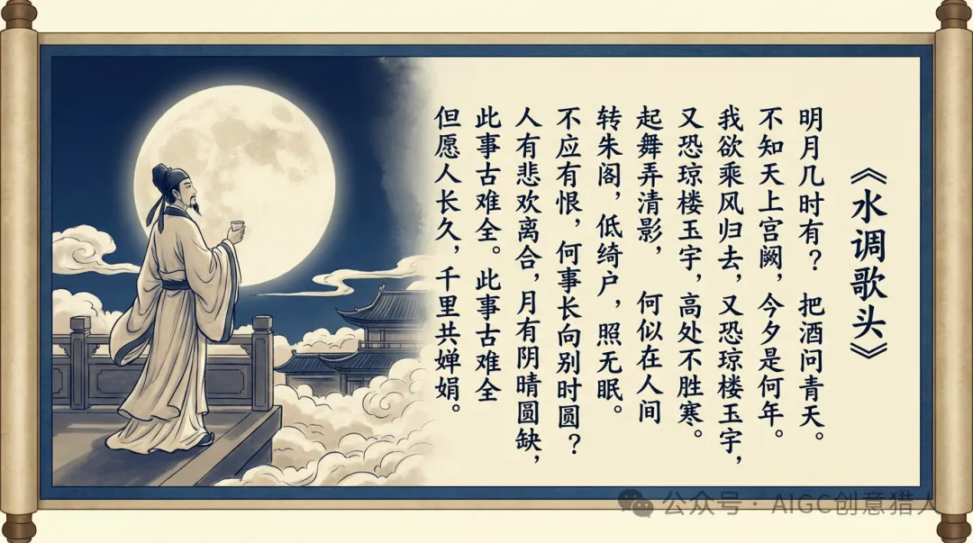 水调歌头 词意与意境 效果展示