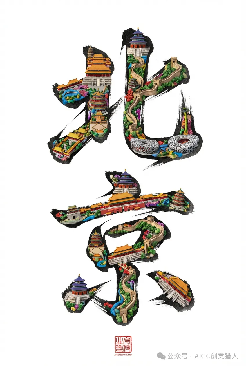 苍劲有力的北京书法艺术 效果展示