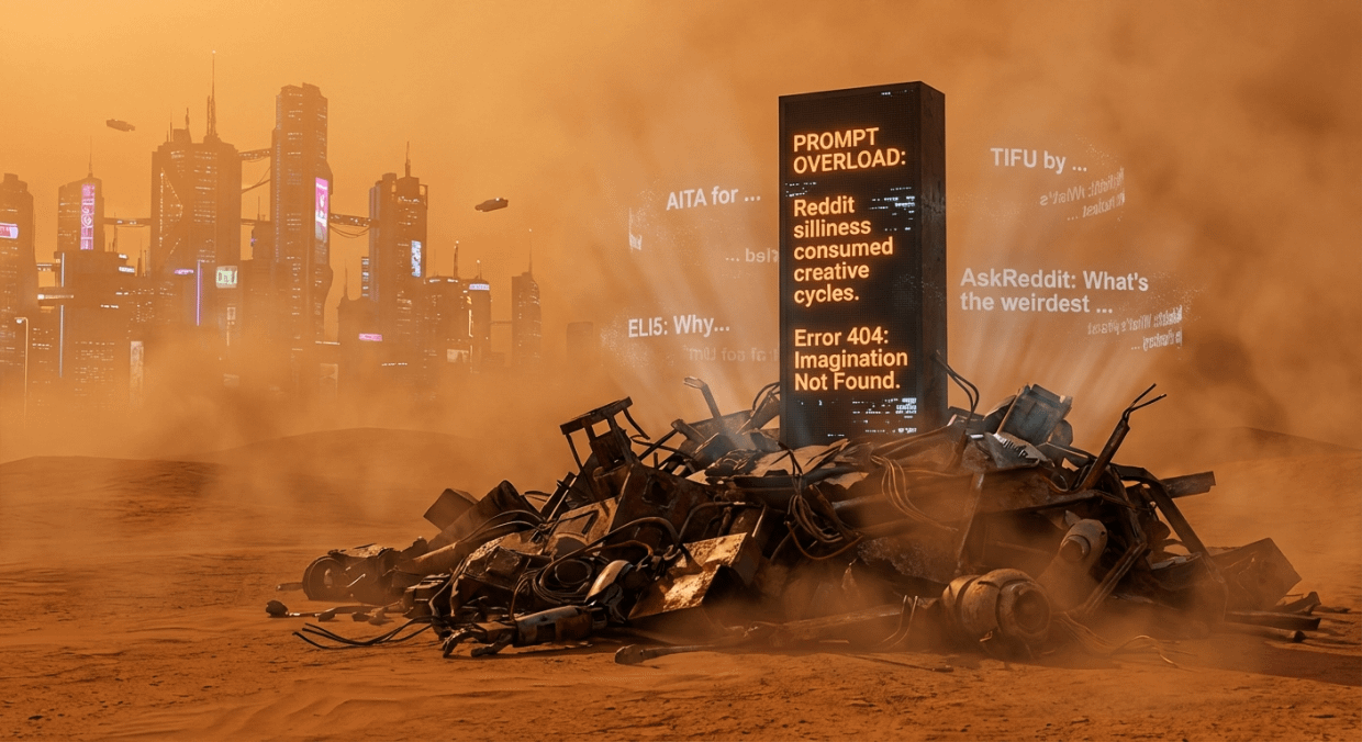 提示词过载的反乌托邦沙漠 效果展示