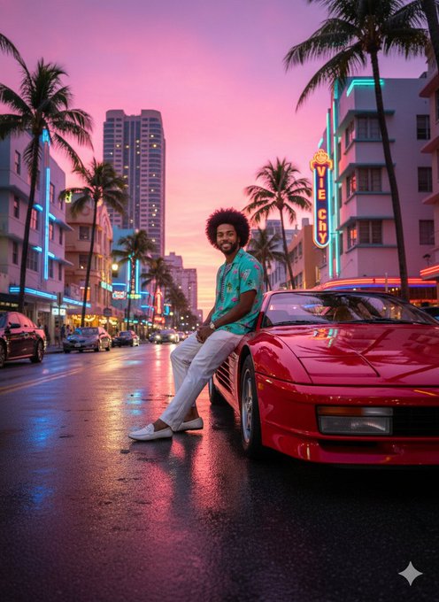 GTA：罪恶都市风格的迈阿密角色 效果展示