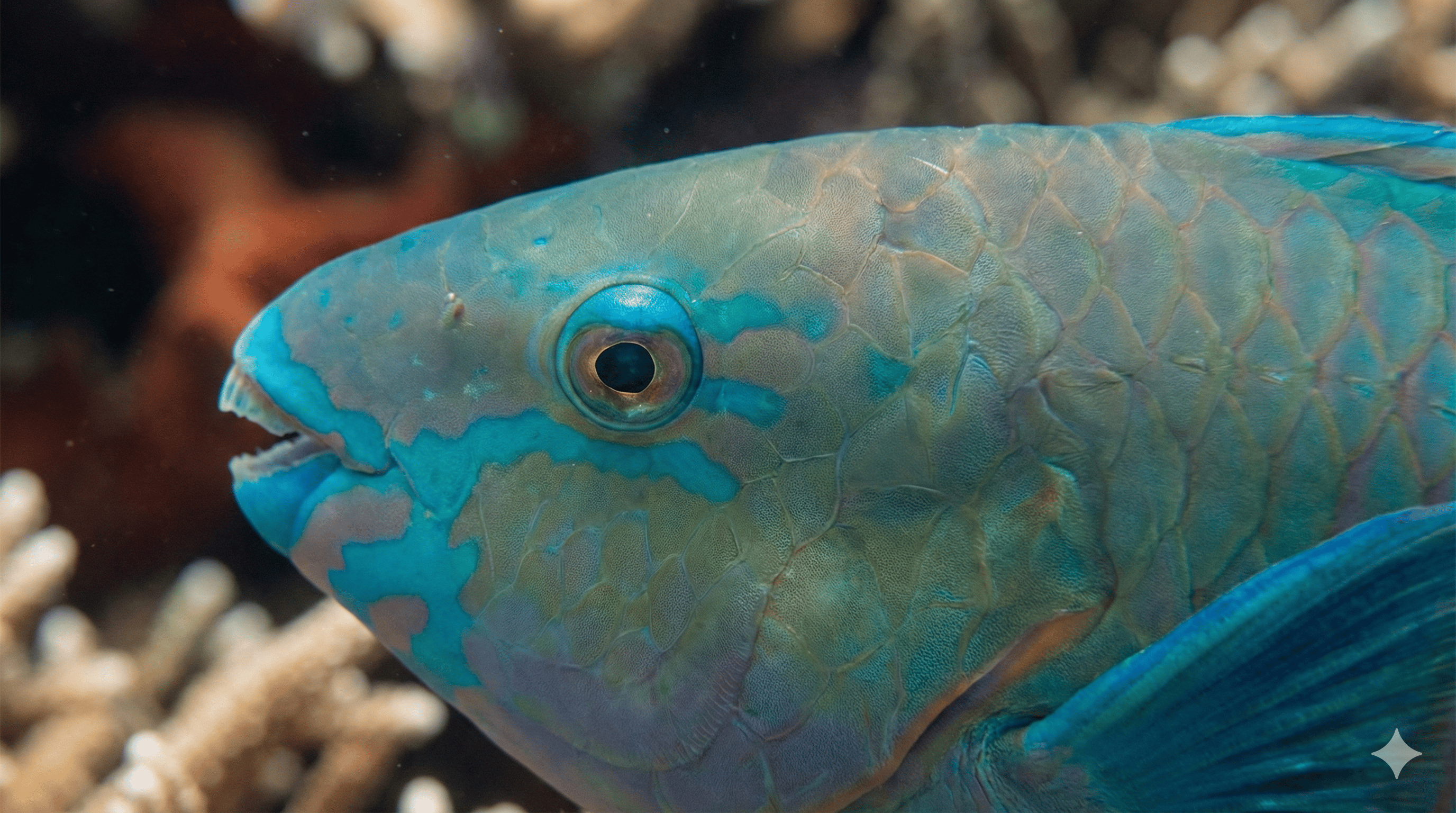 场景的 100 倍变焦细节视图 效果展示