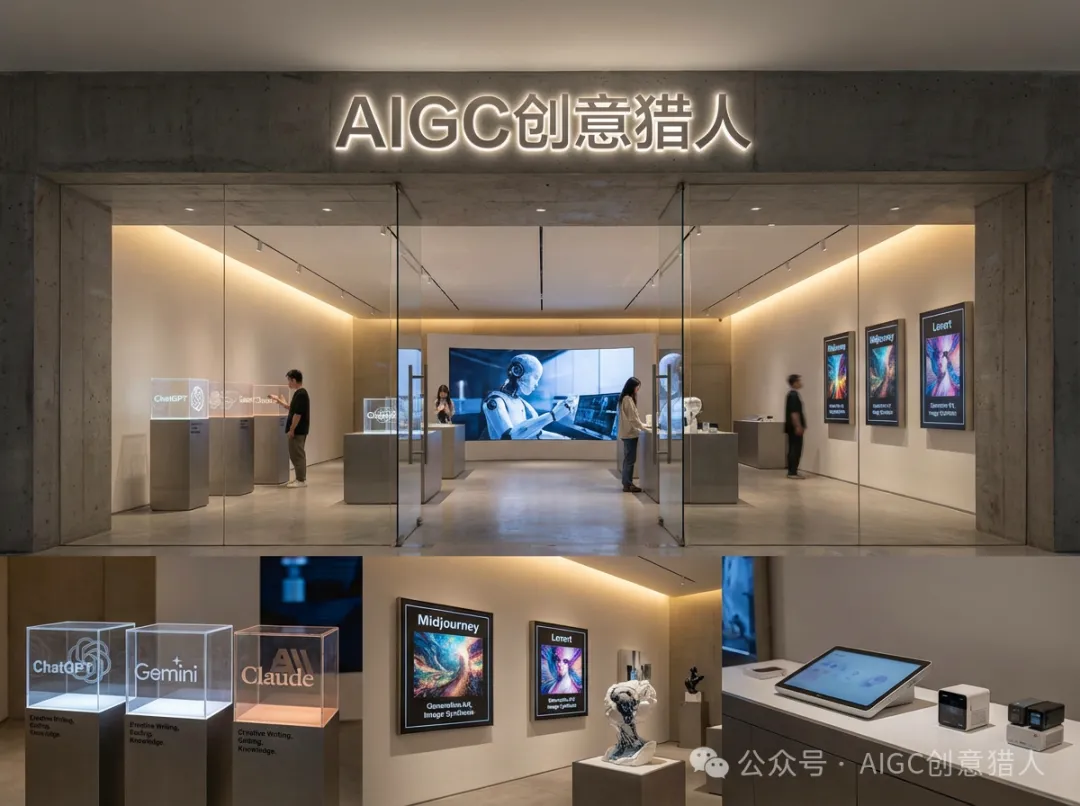 简约高级AI产品商店设计 效果展示