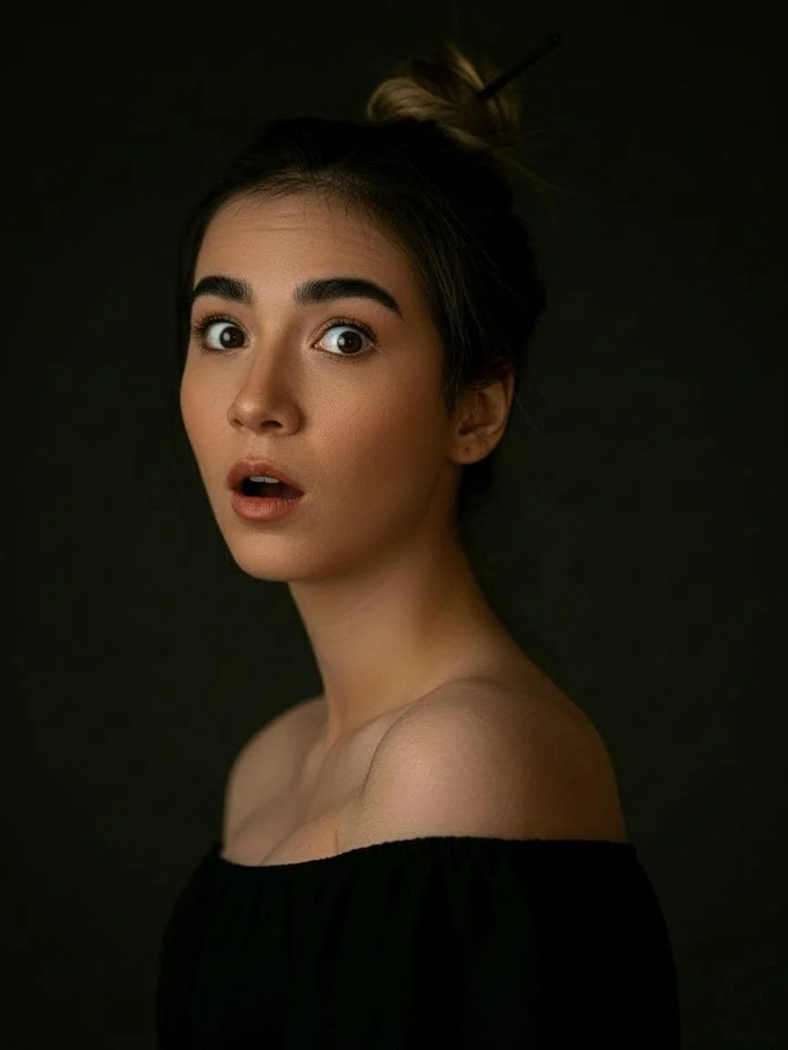 同一人的面部表情编辑 效果展示