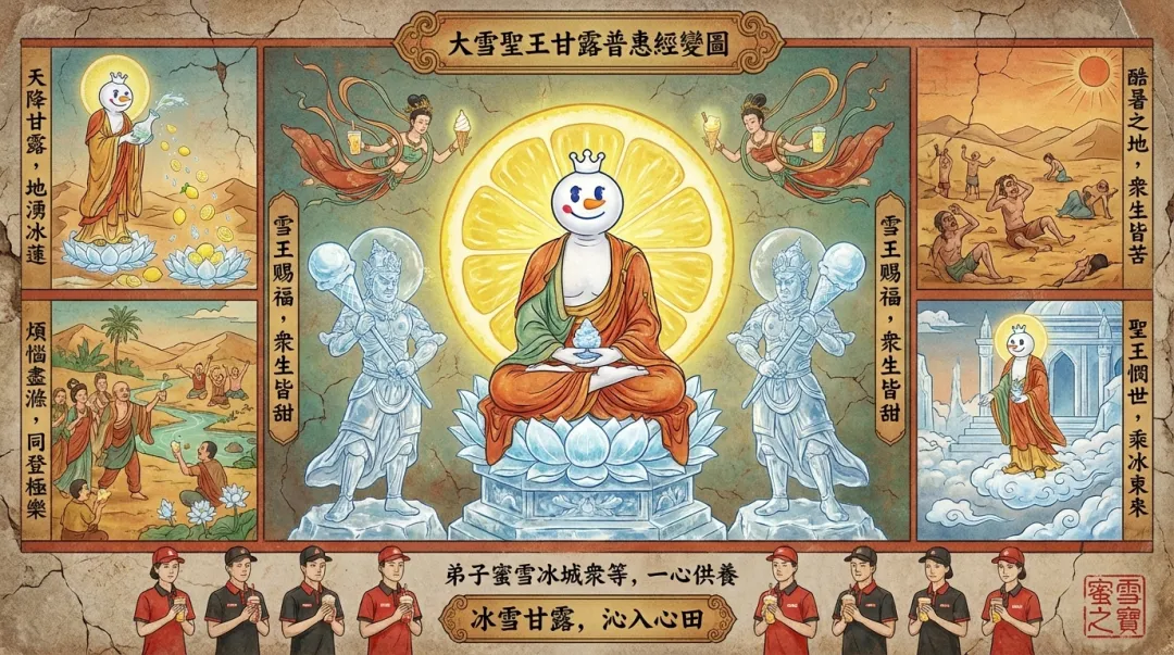 蜜雪冰城商业海报 效果展示