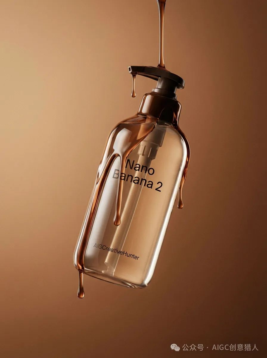 高端洗发水广告:Nano Banana 2 效果展示